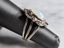 Load image into Gallery viewer, Womens Vintage Estate Sterling Silver Chalcedony Ring 7.3g E7732