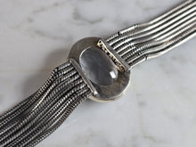 Load image into Gallery viewer, Womens Vintage Estate Sterling Silver Modernist Bracelet 36.6g E7736