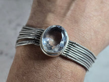Load image into Gallery viewer, Womens Vintage Estate Sterling Silver Modernist Bracelet 36.6g E7736
