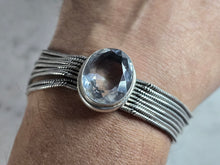 Load image into Gallery viewer, Womens Vintage Estate Sterling Silver Modernist Bracelet 36.6g E7736