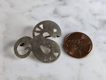 Load image into Gallery viewer, Womens Vintage Estate Sterling Silver Modernist Snake Brooch 5.8g E7753
