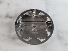 Load image into Gallery viewer, Womens Vintage Estate Sterling Silver &amp; 18k Gold Mayan Inca Brooch 6.7g E7754