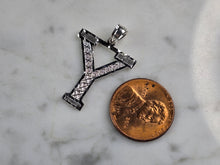 Load image into Gallery viewer, Womens Sterling Silver Initial Letter " Y " Pendant 1.0g E7758