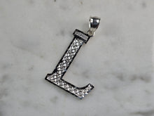 Load image into Gallery viewer, Womens Sterling Silver Initial Letter " L " Pendant 1.0g E7764