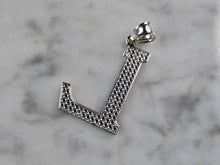 Load image into Gallery viewer, Womens Sterling Silver Initial Letter " L " Pendant 1.0g E7764