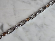 Load image into Gallery viewer, Womens Estate Sterling Silver Modernist Bracelet 17.2g E7767