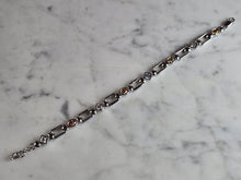 Load image into Gallery viewer, Womens Estate Sterling Silver Modernist Bracelet 17.2g E7767