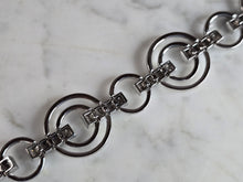 Load image into Gallery viewer, Womens Vintage Estate Sterling Silver Modernist Bracelet 33.9g E7770