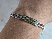 Load image into Gallery viewer, Womens Vintage Estate Sterling Silver Modernist Bracelet 18.6g E7772