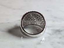 Load image into Gallery viewer, Womens Vintage Estate Sterling Silver Art Deco Style Ring 7.8g E7777