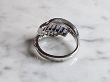 Load image into Gallery viewer, Womens Estate Sterling Silver Modernist Ring 4.1g E7785