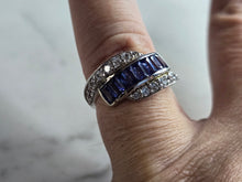 Load image into Gallery viewer, Womens Estate Sterling Silver Modernist Ring 4.1g E7785