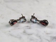 Load image into Gallery viewer, Womens Vintage Estate Sterling Silver Modernist Earrings 4.5g E7794