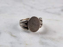 Load image into Gallery viewer, Vintage Estate Sterling Silver Signet " Partner " Ring 2.9g E7803