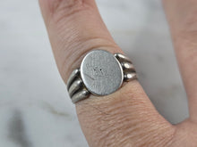 Load image into Gallery viewer, Vintage Estate Sterling Silver Signet " Partner " Ring 2.9g E7803