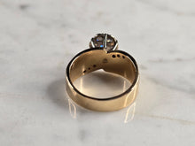 Load image into Gallery viewer, Womens Vintage Estate 14K Yellow Gold Diamond Ring 6.5g E7805