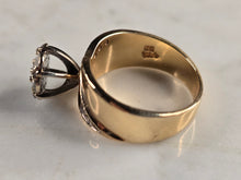 Load image into Gallery viewer, Womens Vintage Estate 14K Yellow Gold Diamond Ring 6.5g E7805