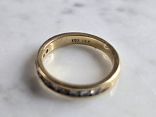 Load image into Gallery viewer, Womens Vintage Estate 14K Yellow Gold Diamond Ring 2.7g #E7808
