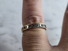 Load image into Gallery viewer, Womens Vintage Estate 14K Yellow Gold Diamond Ring 2.7g #E7808
