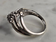 Load image into Gallery viewer, Womens Vintage Estate 10K White Gold Diamond Ring 3.5g, E7809