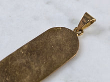 Load image into Gallery viewer, Vintage Estate 18K Yellow Gold Egyptian Hieroglyph Pendant 2.8g E7821