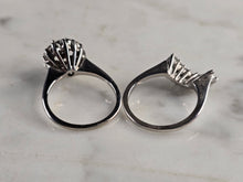 Load image into Gallery viewer, Womens Vintage Estate 14K White Gold Diamond Ring Set, 5.5g E7822