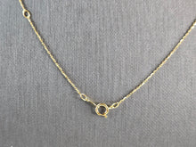 Load image into Gallery viewer, Womens Vintage Estate 10k Gold Diamond Modernist Pendant Necklace 3.1g E7827