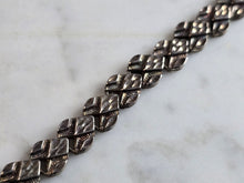 Load image into Gallery viewer, Womens Vintage Estate Sterling Silver Modernist Link Bracelet 13.3g E7830