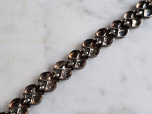 Load image into Gallery viewer, Womens Vintage Estate Sterling Silver Modernist Link Bracelet 13.3g E7830