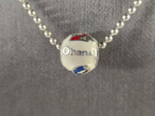 Load image into Gallery viewer, Womens Vintage Estate Sterling Silver Disney Ohana Charm Necklace 10.1g E7843