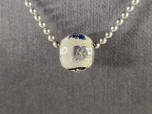 Load image into Gallery viewer, Womens Vintage Estate Sterling Silver Disney Ohana Charm Necklace 10.1g E7843