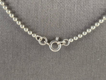 Load image into Gallery viewer, Womens Vintage Estate Sterling Silver Disney Ohana Charm Necklace 10.1g E7843
