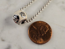 Load image into Gallery viewer, Womens Vintage Estate Sterling Silver Disney Ohana Charm Necklace 10.1g E7843