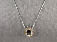 Load image into Gallery viewer, Womens Vintage Estate Sterling Silver Smoky Quartz Pendant Necklace 4.7g E7853