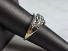 Load image into Gallery viewer, Womens Vintage Estate 14K White Gold Diamond Ring 3.2g #E7856