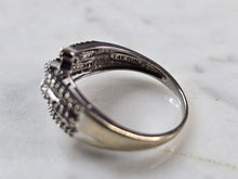 Load image into Gallery viewer, Womens Vintage Estate 14K White Gold Diamond Ring 3.2g #E7856