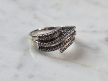 Load image into Gallery viewer, Womens Vintage Estate 14K White Gold Diamond Ring 3.2g #E7856