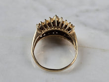 Load image into Gallery viewer, Womens Vintage Estate 14k Yellow Gold Ruby &amp; Diamond Ring 4.6g E7860