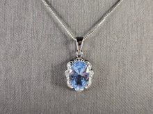 Load image into Gallery viewer, Womens Estate Sterling Silver Modernist Pendant &amp; Necklace 5.2g E7862