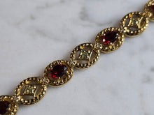 Load image into Gallery viewer, Womens Vintage Estate Sterling Silver Gold Tone Bracelet 18.7g E7865
