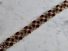 Load image into Gallery viewer, Womens Vintage Estate Sterling Silver Gold Tone Bracelet 27.8g E7866