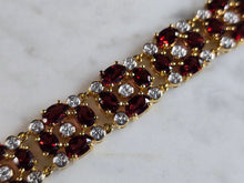 Load image into Gallery viewer, Womens Vintage Estate Sterling Silver Gold Tone Bracelet 27.8g E7866