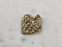 Load image into Gallery viewer, Womens Vintage Estate 10K Gold Heart Pendant 1.5g #E7867