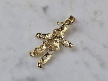 Load image into Gallery viewer, Womens Vintage Estate 14K Yellow Gold Clown Pendant 1.8g E7877