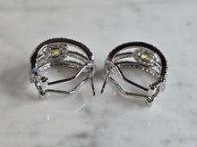 Load image into Gallery viewer, Womens Estate Sterling Silver Golden Beryl Earrings 6.6g E7877