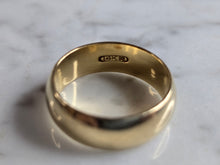 Load image into Gallery viewer, Womens Vintage Estate 14k Yellow Gold Wedding Band Ring 5.9g E7883