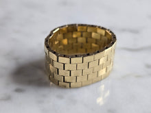 Load image into Gallery viewer, Womens Vintage Estate 14K Yellow Gold Flex Band Ring 8.3g E7889