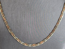 Load image into Gallery viewer, Womens Vintage Estate 14k Mixed Gold Chain Link Necklace 14.3g E7891