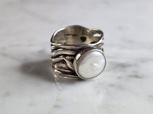 Load image into Gallery viewer, Womens Vintage Estate Sterling Silver Modernist Ring 10.2g E7902