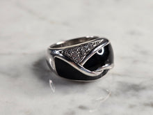 Load image into Gallery viewer, Womens Vintage Estate Sterling Silver Art Deco Style Ring 11.0g E7907